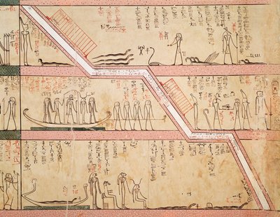 टूथमोसिस III (c.1504-1450 ई.पू.) के मकबरे से मकबरे में व्यंग्य का वर्णन द्वारा Egyptian 18th Dynasty