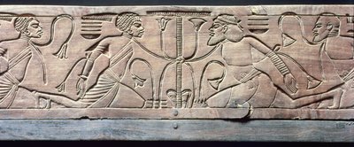 तूतनखामुन के औपचारिक चरणों से विस्तार (c.1370-52 ईसा पूर्व) न्यू किंगडम (लकड़ी) द्वारा Egyptian 18th Dynasty