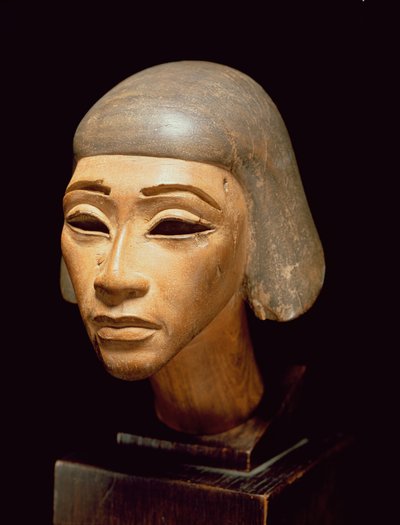 एल-अमरना, सी .1370-1360 ई.पू. (लकड़ी) से, एक हार्पिस्ट द्वारा Egyptian 18th Dynasty
