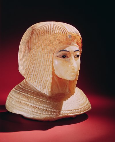 एक महिला, जिसे राजकुमारी किआ, न्यू किंगडम (एल्बास्टर) माना जाता है द्वारा Egyptian 18th Dynasty