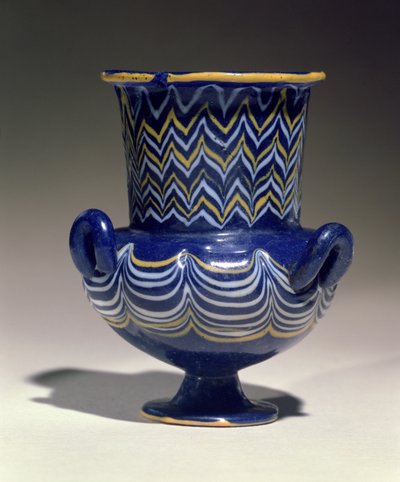 क्रेटिस्कोस, साक़कारा, न्यू किंगडम (कांच) से द्वारा Egyptian 18th Dynasty