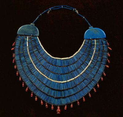 Ousekh नेकलेस, न्यू किंगडम (फायनेस) द्वारा Egyptian 18th Dynasty