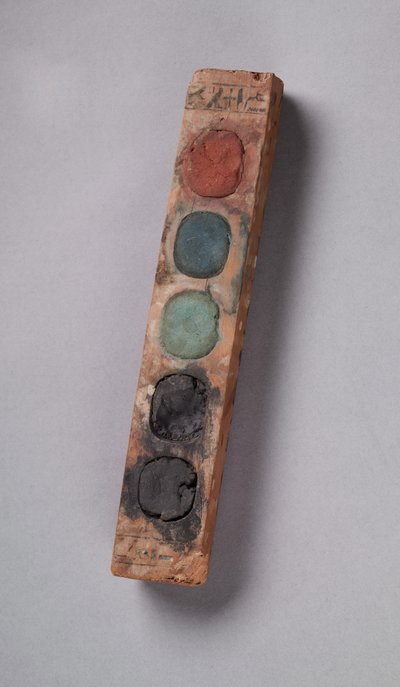 विज़ियर एमेनमोप का पेंट बॉक्स, न्यू किंगडम, c.1427-1401 ईसा पूर्व द्वारा मिस्र का 18वां राजवंश Dy