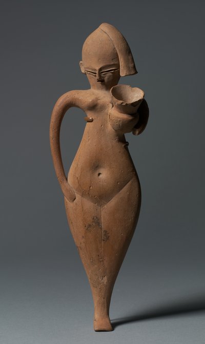 एक सर्विंग गर्ल की प्रतिमा, c.1323-1186 ई.पू. द्वारा मिस्र का 18वां राजवंश Dy
