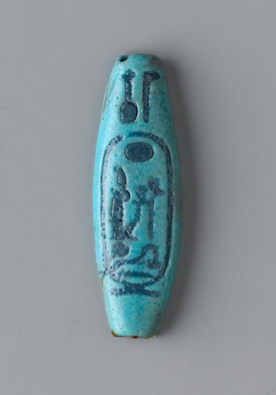 लम्बी अंडाकार मनका, न्यू किंगडम (फेयेंस) द्वारा Egyptian 19th Dynasty