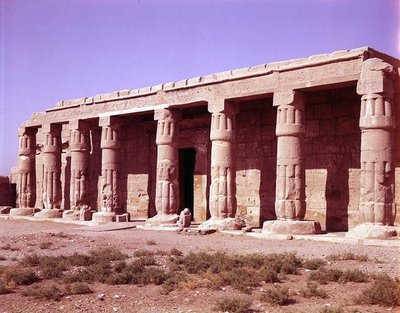 प्रथम तोरण का दृश्य, नया साम्राज्य द्वारा Egyptian 19th Dynasty