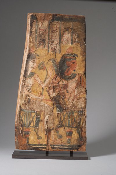 सरकोफागस पैनल, तीसरा मध्यवर्ती काल (चित्रित लकड़ी) द्वारा Egyptian 21st Dynasty