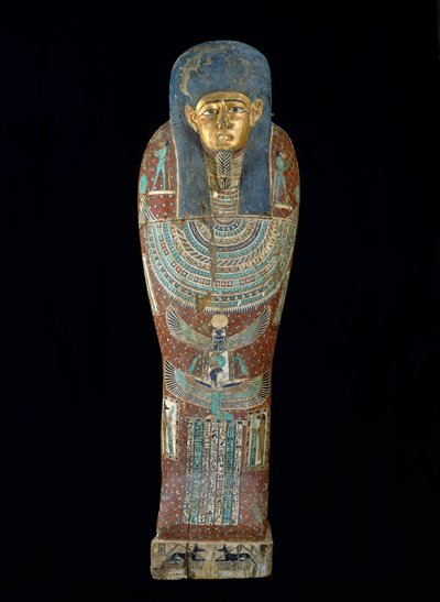 पेडी-ओसिरिस का ताबूत, टॉलेमिक काल (305-30 ईसा पूर्व) द्वारा Egyptian 26th Dynasty