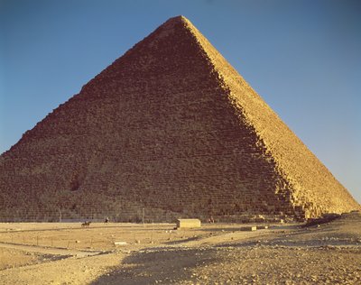खुफ़ु का महान पिरामिड (c.2551-2528 ईसा पूर्व) पुराना साम्राज्य द्वारा Egyptian 4th Dynasty