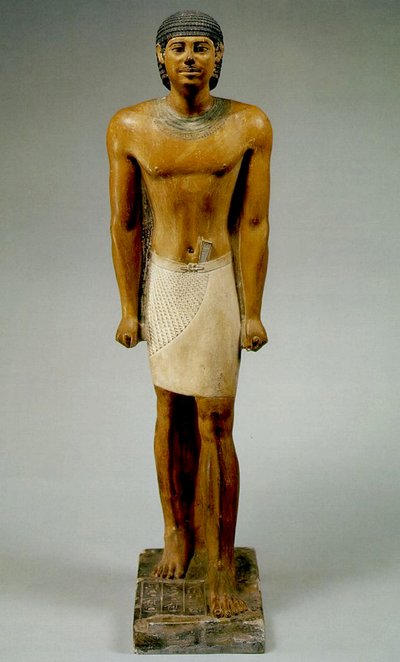 Atjema स्थायी (चित्रित चूना पत्थर) द्वारा Egyptian 6th Dynasty