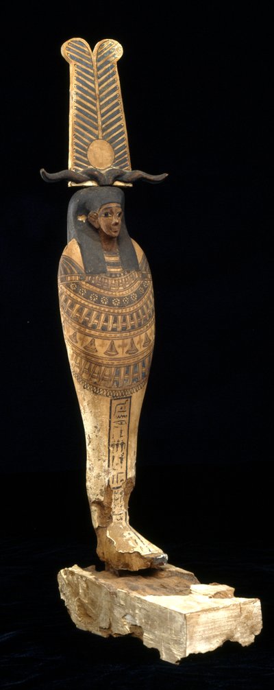 Ptah-Sokar-Osiris का चित्र, 332-30 ईसा पूर्व (लकड़ी, पॉलीक्रोम, और सोना) द्वारा मिस्र का टॉलेमिक काल