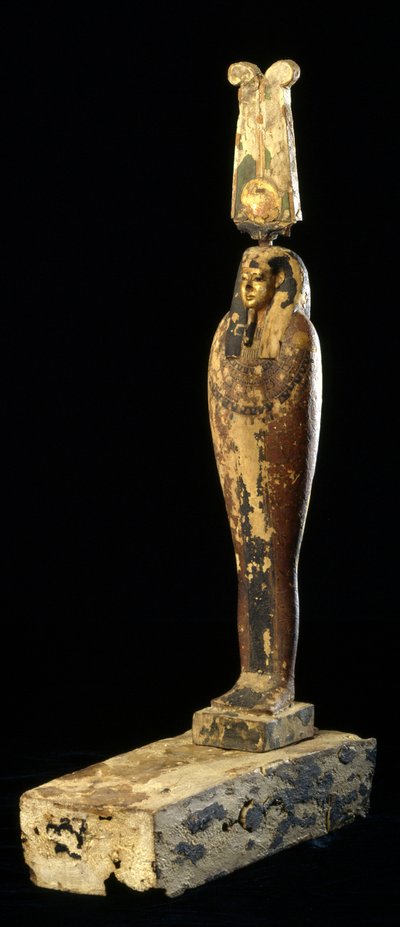 Ptah-Sokar-Osiris का चित्र, 332-30 ईसा पूर्व (लकड़ी, पॉलीक्रोम, और सोना) द्वारा मिस्र का टॉलेमिक काल