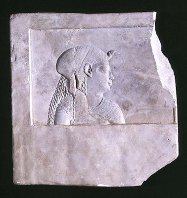 मूर्तिकार का एक देवी का मॉडल, c.246-222 ईसा पूर्व (चूना पत्थर) द्वारा मिस्र का टॉलेमिक काल