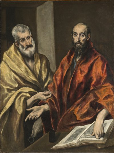 सेंट पीटर और सेंट पॉल, c.1605-8 द्वारा एल ग्रीको