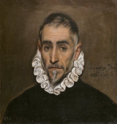 एक अज्ञात सज्जन का चित्र, c.1594 द्वारा एल ग्रीको