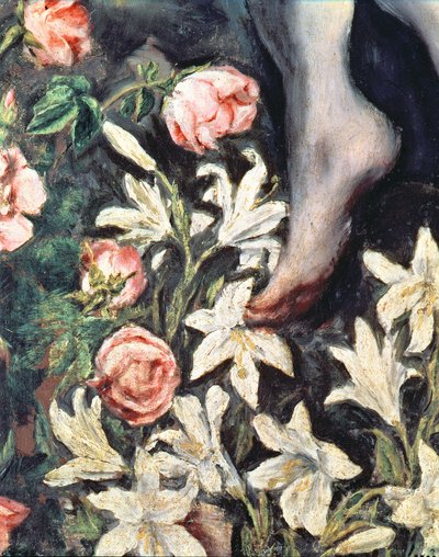 कैनवस पर फूलों के बेदाग गर्भाधान 1607-13 तेल को 90015 देखें द्वारा El Greco