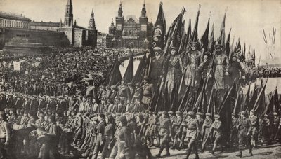 यूएसएसआर से चित्रण समाजवाद का निर्माण करता है, 1933। द्वारा एलीएजर मार्कोविच लिस्ज़ित्स्की