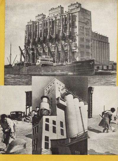 यूएसएसआर से चित्रण समाजवाद का निर्माण करता है, 1933। द्वारा एलीएजर मार्कोविच लिस्ज़ित्स्की
