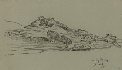 नील यात्रा, टॉलेमी की तमुई, 1890। द्वारा एलीहु वेडर