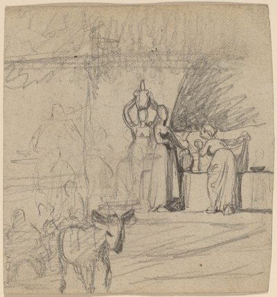 बेटा और गधा, सी। 1859. द्वारा एलीहु वेडर
