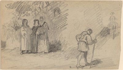 बेटा और गधा, सी। 1859. द्वारा एलीहु वेडर