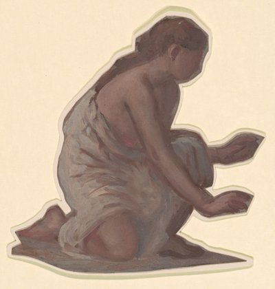 ग्रीक लड़कियों के स्नान के लिए अध्ययन, सी। 1872. द्वारा एलीहु वेडर