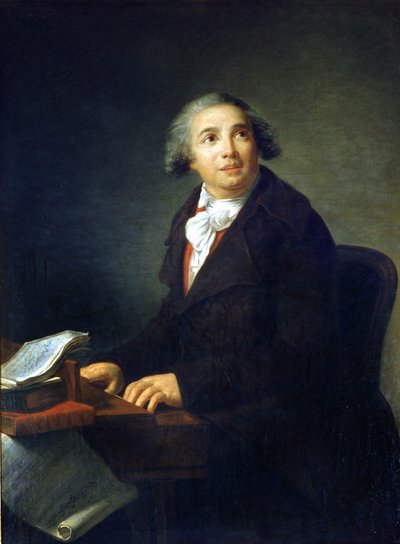 Giovanni Paisiello (या Nazioniello) (1740-1816), मैरी एलिज़ाबेथ लुईस विगी ले ब्रून (या विगी-लेब्रून या विगी लेब्रन) द्वारा इतालवी संगीतकार पेंटिंग (1755-1842) म्यूजियो डेला स्काला डी मिलान द्वारा एलिजाबेथ लुईस विगि लेब्रुन