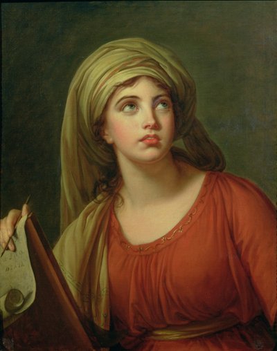 एम्मा हार्ट का पोर्ट्रेट (c.1765-1815) बाद में लेडी हैमिल्टन, सिबिल के रूप में, c.1792 द्वारा एलिजाबेथ लुईस विगि लेब्रुन