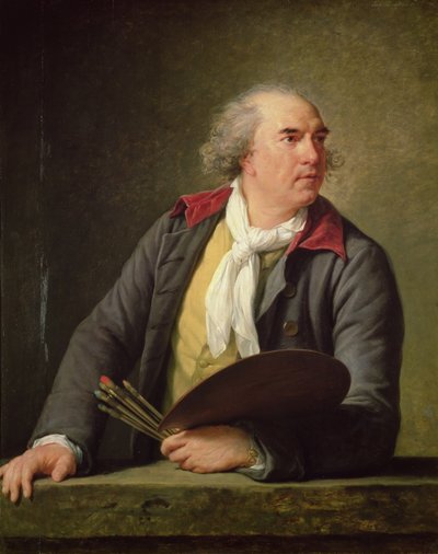 हबर्ट रॉबर्ट का पोर्ट्रेट (1733-1808) 1788 (पैनल पर तेल) द्वारा एलिजाबेथ लुईस विगि लेब्रुन