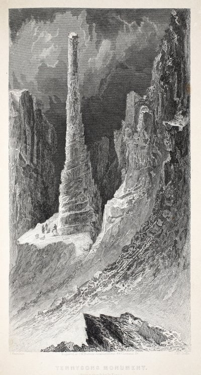 टेनीसन के स्मारक, सर जॉन फ्रेंकलिन की खोज में &39;दूसरा ग्रिनल अभियान ... 1856 से चित्रण द्वारा एलीशा केंट केन