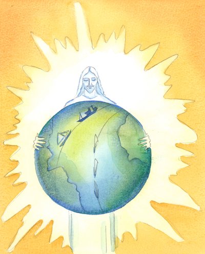 भगवान ने was देखा कि यह अच्छा था ’। सृष्टि में कुछ भी भगवान, पिता, पुत्र और पवित्र आत्मा के प्रेम के बाहर नहीं है। हमारी सभी यात्राओं और ट्रैवेल्स में, हम उनकी प्यार भरी देखभाल में हैं, 2003 (कागज पर w - c) द्वारा एलिजाबेथ वांगो
