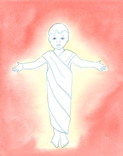 यीशु मसीह सच्चा ईश्वर है, जिसने हमारे मानव स्वभाव को ग्रहण किया, एक मात्र शिशु के रूप में हमारे बीच आने की विनम्रता और अच्छाई, 2003 (कागज पर w - c) द्वारा एलिजाबेथ वांगो