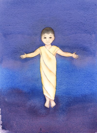 यीशु मसीह सच्चा ईश्वर है, जिसने हमारे मानव स्वभाव को ग्रहण किया, एक मात्र शिशु, 2003 (कागज पर w - c) के रूप में हमारे बीच आने की विनम्रता और भलाई है। द्वारा एलिजाबेथ वांगो