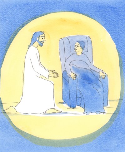 जब हम &39;आध्यात्मिक साम्य&39;, 2004 (कागज पर w - c) बनाते हैं, तो प्रभु हमारे साथ आते हैं। द्वारा एलिजाबेथ वांगो
