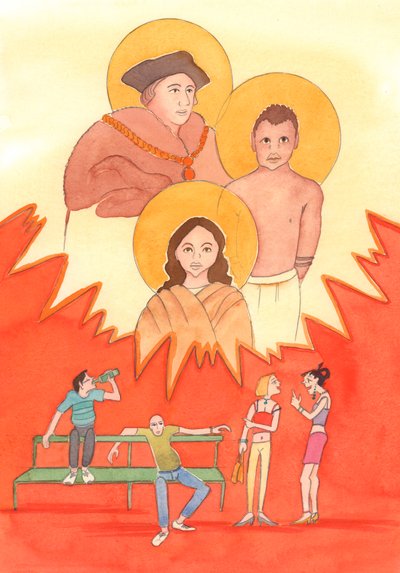 हर उम्र में सच के लिए शहीद होते हैं, 2003 (कागज पर w - c) द्वारा एलिजाबेथ वांगो