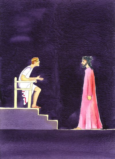 "सच क्या है" यीशु को पीलातुस कहा, 2001 (कागज पर w - c) द्वारा एलिजाबेथ वांगो