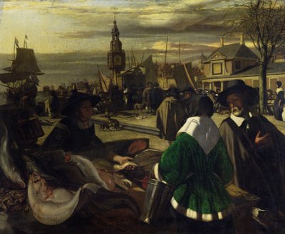 हेग में बाजार, c.1660 द्वारा एमानुएल डी विट्टे