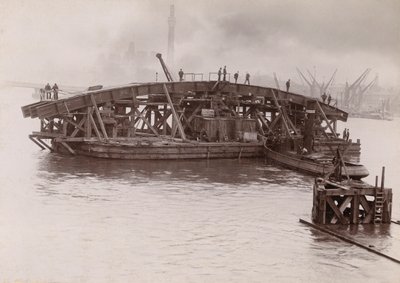 वॉक्सहॉल ब्रिज, लंदन, 1903-1904 का निर्माण द्वारा एम्बरसन एंड संस