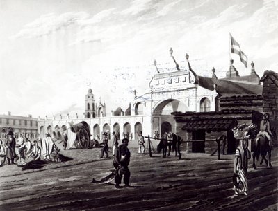 मार्केट प्लेस, डैनियल हैवेल (1785-1826) 1820 द्वारा उत्कीर्ण द्वारा एमरिक एसेक्स विडाल