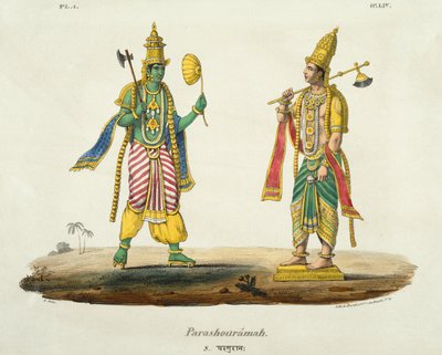 परशुराम, डी मारलेट और डु बोलोई द्वारा उत्कीर्ण द्वारा एमिल ब्यू