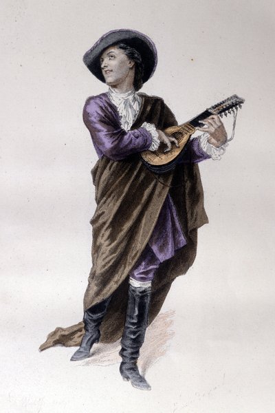 अलमाविवा की गिनती, सेविले डी ब्यूमर्चैस (1732 - 1799) के नाई का चरित्र 1773 में बनाया गया था। एमिल बायर्ड द्वारा चित्रण। द्वारा एमिल एंटोनी बेयर्ड