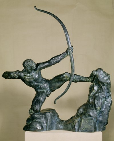 हेराक्ल्स आर्चर, 1909 (कांस्य) द्वारा Emile Antoine Bourdelle
