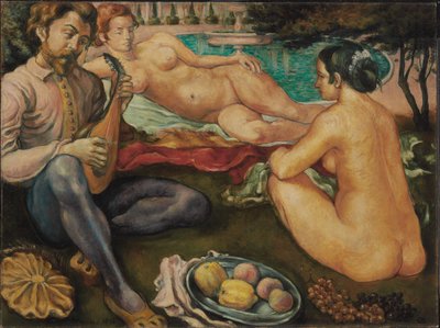 कोर्ट ऑफ लव, 1890 द्वारा एमिल बर्नार्ड
