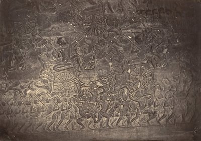 पैगोडा की ग्रैंड गैलरी में बेस-रिलीफ, 1866। द्वारा एमिल गसेल