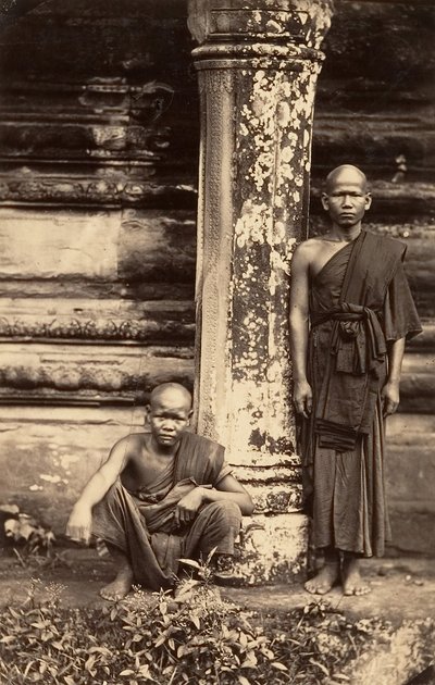 ग्रेट पगोडा, 1866 के बोन्ज़। द्वारा एमिल गसेल