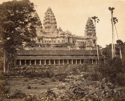 ग्रेट पैगोडा का उत्तरी पहलू, 1866। द्वारा एमिल गसेल