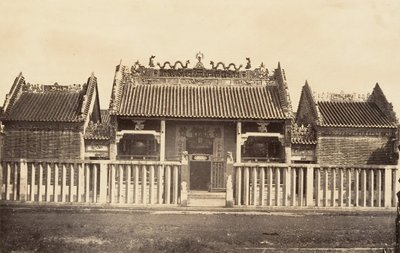 चीनी शहर पगोडा, 1866। द्वारा एमिल गसेल