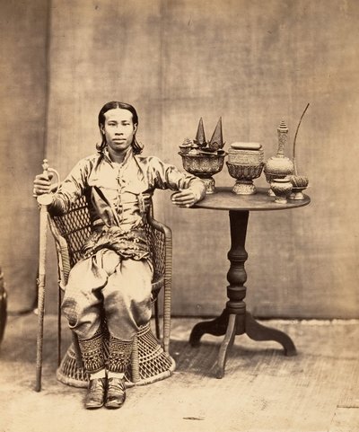 फ्रा-केओ-फा, राजा का भाई, 1866। द्वारा एमिल गसेल