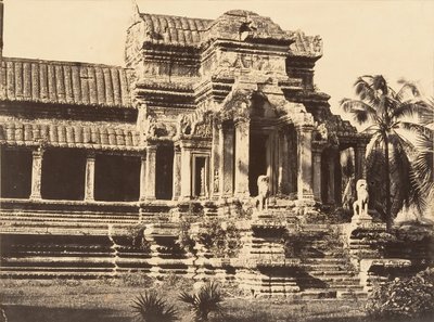 पैगोडा की ग्रैंड गैलरी का प्रवेश पोर्टिको, 1866। द्वारा एमिल गसेल