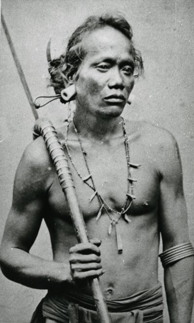 वियतनामी या कंबोडियन ट्राइबल चीफ, c.1870s द्वारा एमिल गसेल
